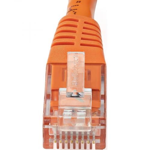 StarTech.com 15ft CAT6 Ethernet Cable   Orange Molded Gigabit   100W PoE UTP 650MHz   Category 6 Patch Cord UL Certified Wiring/TIA Alternate-Image1/500
