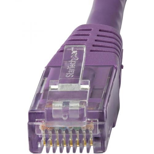 StarTech.com 20ft CAT6 Ethernet Cable   Purple Molded Gigabit   100W PoE UTP 650MHz   Category 6 Patch Cord UL Certified Wiring/TIA Alternate-Image1/500