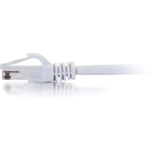 C2G 12ft Cat6 Snagless Unshielded (UTP) Ethernet Cable   Cat6 Network Patch Cable   PoE   White Alternate-Image1/500