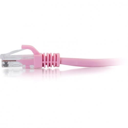 C2G 10ft Cat6 Snagless Unshielded (UTP) Network Patch Cable   Pink Alternate-Image1/500