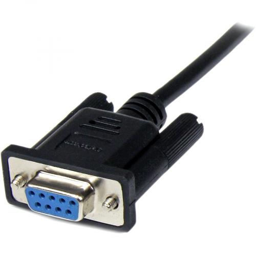 StarTech.com 2m Black DB9 RS232 Serial Null Modem Cable F/M Alternate-Image1/500
