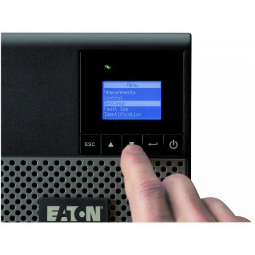 Eaton 5P 1550VA 1100W 230V Line Interactive UPS, C14 Input, 8 C13 Outlets, True Sine Wave, Cybersecure Network Card Option, Tower   Battery Backup Alternate-Image1/500