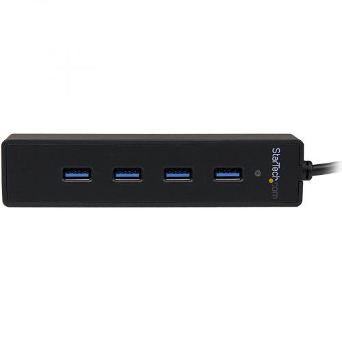 StarTech.com 4 Port Portable SuperSpeed USB 3.0 Hub With Built In Cable   5Gbps Alternate-Image1/500