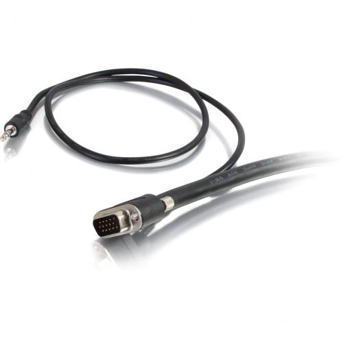 C2G 10ft Select VGA + 3.5mm Stereo Audio A/V Cable M/M   In Wall CMG Rated Alternate-Image1/500