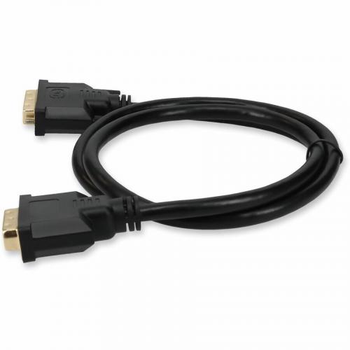 10ft DVI D Dual Link (24+1 Pin) Male To DVI D Dual Link (24+1 Pin) Male Black Cable For Resolution Up To 2560x1600 (WQXGA) Alternate-Image1/500