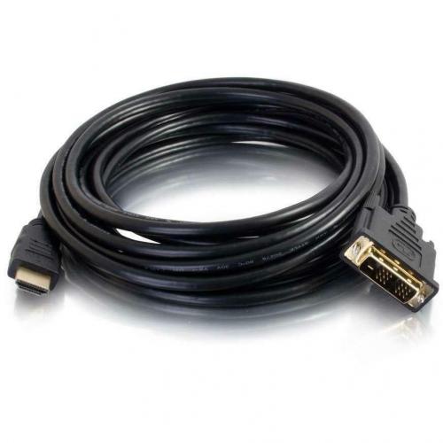 C2G 0.5m (1.6ft) HDMI To DVI Cable   HDMI To DVI D Adapter Cable   1080p Alternate-Image1/500