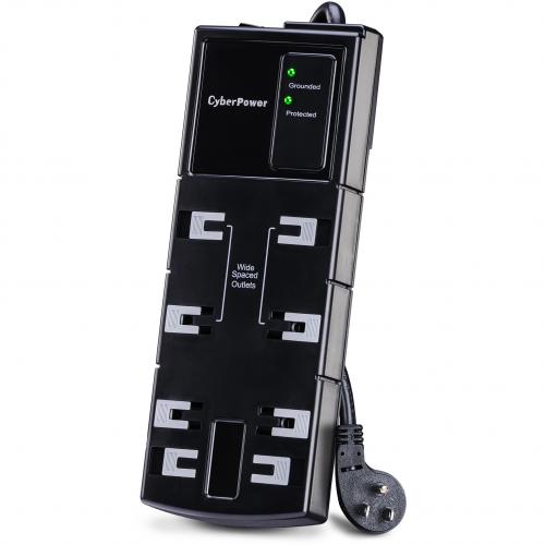 CyberPower CSB808 Essential 8   Outlet Surge With 1800 J Alternate-Image1/500