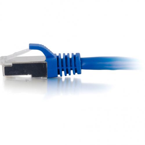 C2G 5ft Cat6a Snagless Shielded (STP) Network Patch Cable   Blue Alternate-Image1/500