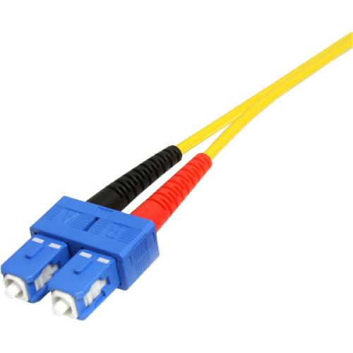 StarTech.com 4m Fiber Optic Cable   Single Mode Duplex 9/125   LSZH   LC/SC   OS1   LC To SC Fiber Patch Cable Alternate-Image1/500