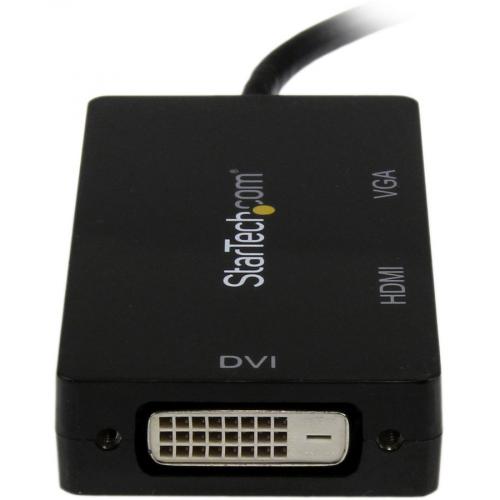 StarTech.com Mini DisplayPort Adapter   3 In 1   1080p   Monitor Adapter   Mini DP To HDMI / VGA / DVI Adapter Hub Alternate-Image1/500