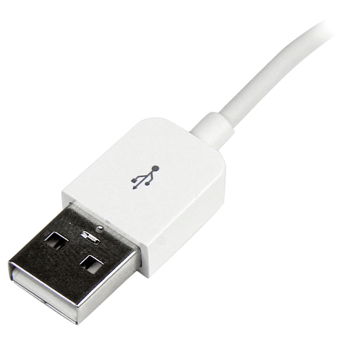 StarTech.com 3m (10ft) Long White Apple?&reg; 8 Pin Lightning Connector To USB Cable For IPhone / IPod / IPad Alternate-Image1/500