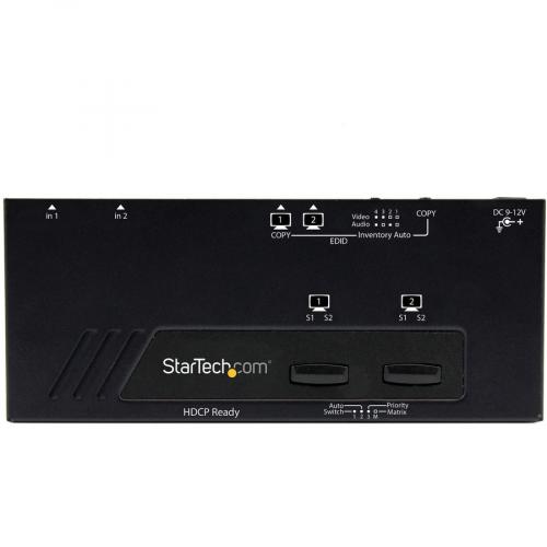 StarTech.com 2X2 HDMI Matrix Switch W/ Automatic And Priority Switching &acirc;&euro;" 1080p Alternate-Image1/500