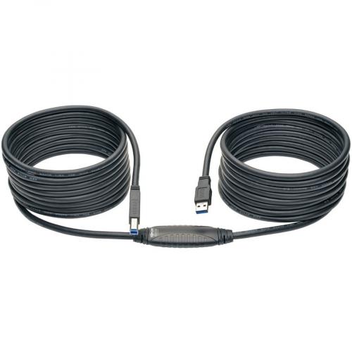 Tripp Lite By Eaton USB 3.0 SuperSpeed Active Repeater Cable (A To B M/M), 25 Ft. (7.62 M) Alternate-Image1/500