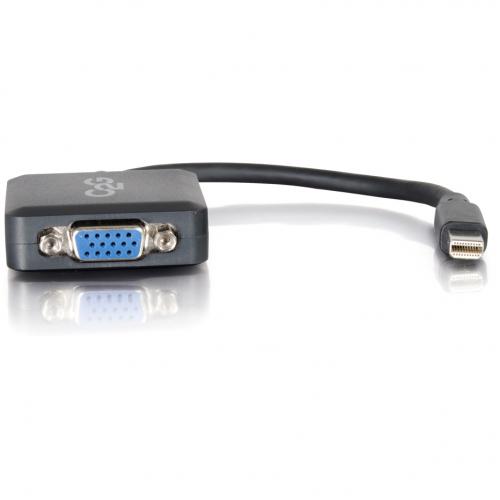 C2G 8in Mini DisplayPort To VGA Active Adapter   Mini DP To VGA Adapter   1080p   M/F Alternate-Image1/500