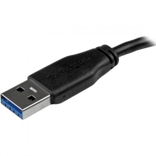 StarTech.com 0.5m (20in) Slim SuperSpeed USB 3.0 (5Gbps) A To Micro B Cable   M/M Alternate-Image1/500