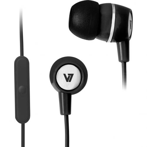 V7 Stereo Earbuds With Inline Microphone Alternate-Image1/500