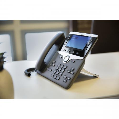 Cisco 8841 IP Phone   Corded   Corded   Wall Mountable   Charcoal Alternate-Image1/500