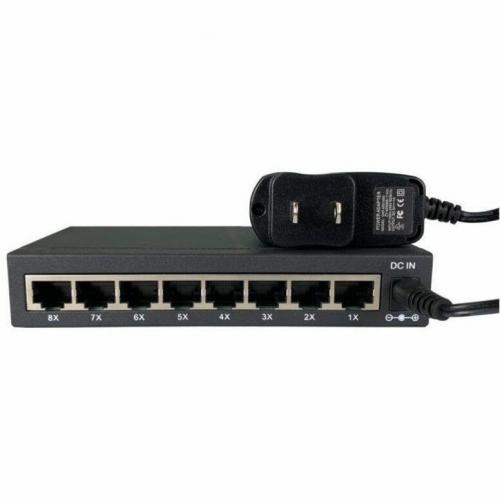 Amer Networks 8 Port 10/100/1000Mbps Gigabit Ethernet Desktop Switch SG8D Alternate-Image1/500