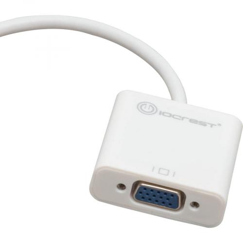 IO Crest Active HDMI To VGA Adapter With Audio Support Via 3.5mm Jack Alternate-Image1/500