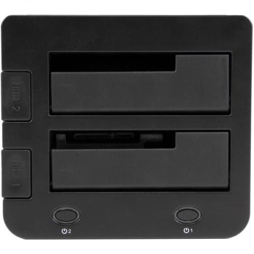 StarTech.com Dual Bay USB 3.0 To SATA And IDE Hard Drive Docking Station, 2.5/3.5" SATA III And IDE (40 Pin), SSD/HDD Dock, Top Loading Alternate-Image1/500