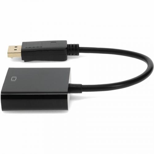 HP AS615AA Compatible DisplayPort 1.2 Male To VGA Female Black Adapter For Resolution Up To 1920x1200 (WUXGA) Alternate Image1/500