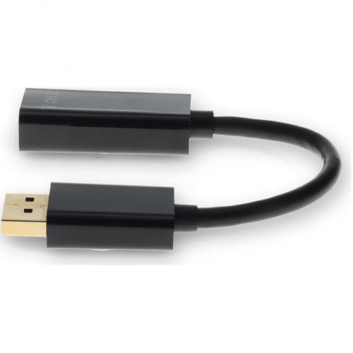 HP BP937AA Compatible DisplayPort 1.2 Male To HDMI 1.3 Female Black Adapter Which Requires DP++ For Resolution Up To 2560x1600 (WQXGA) Alternate-Image1/500