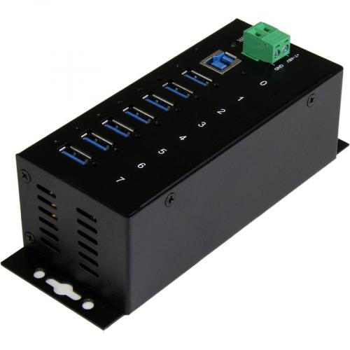 StarTech.com 7 Port Industrial USB 3.0 Hub With ESD   5Gbps Alternate-Image1/500