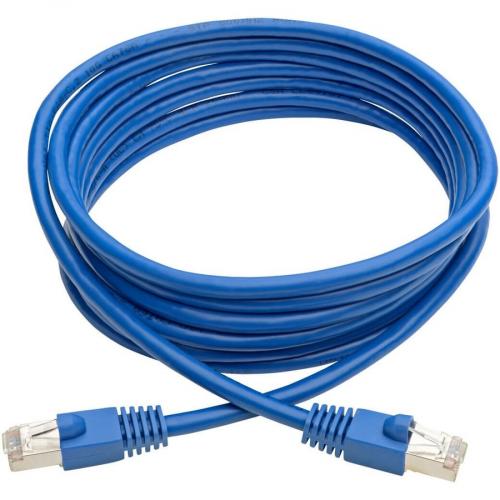 Eaton Tripp Lite Series Cat6a 10G Snagless Shielded STP Ethernet Cable (RJ45 M/M), PoE, Blue, 10 Ft. (3.05 M) Alternate-Image1/500
