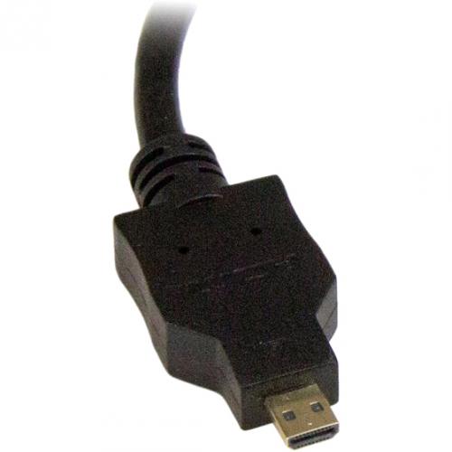 StarTech.com Micro HDMI To DVI Adapter, Micro HDMI To DVI Converter, Micro HDMI Type D Device To DVI D Monitor/Display, 8in (20cm) Cable Alternate-Image1/500