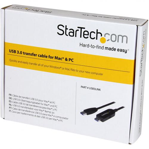 StarTech.com USB 3.0 Data Transfer Cable For Mac And Windows   Fast USB Transfer Cable For Easy Upgrades   1.8m (6ft) Alternate-Image1/500