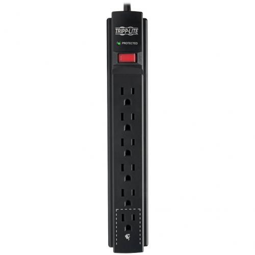Tripp Lite By Eaton Protect It! 6 Outlet Surge Protector, 15 Ft. Cord, 790 Joules, Black Housing Alternate-Image1/500