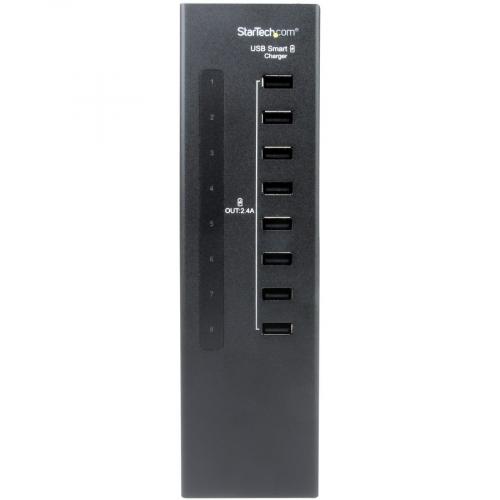 StarTech.com 8 Port Charging Station For USB Devices   96W/19.2A Alternate-Image1/500