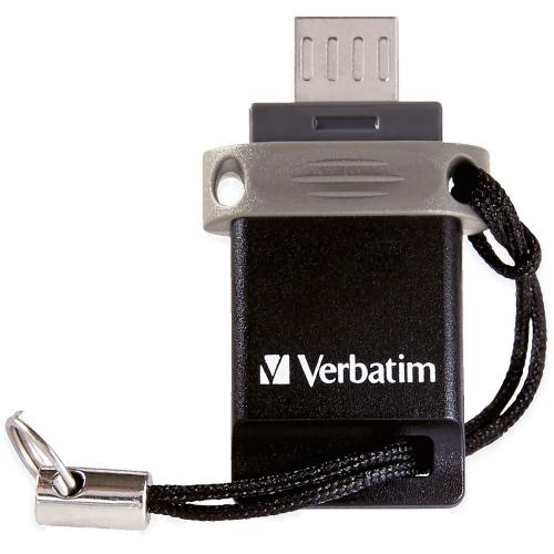 Verbatim 64GB Store 'n' Go Dual USB Flash Drive For OTG Devices Alternate-Image1/500