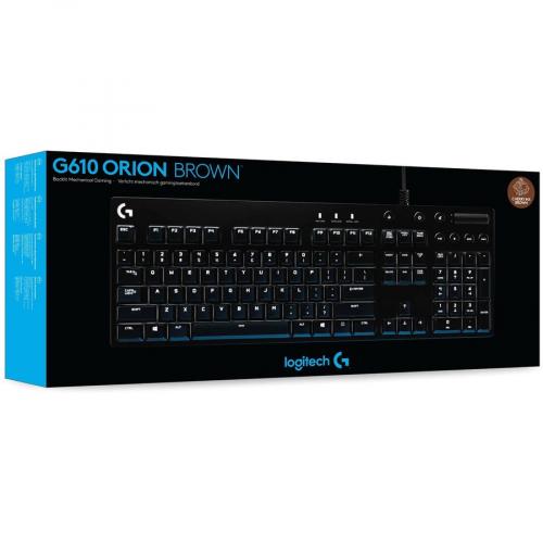 Logitech G610 Orion Red Backlit Mechanical Gaming Keyboard Alternate-Image1/500