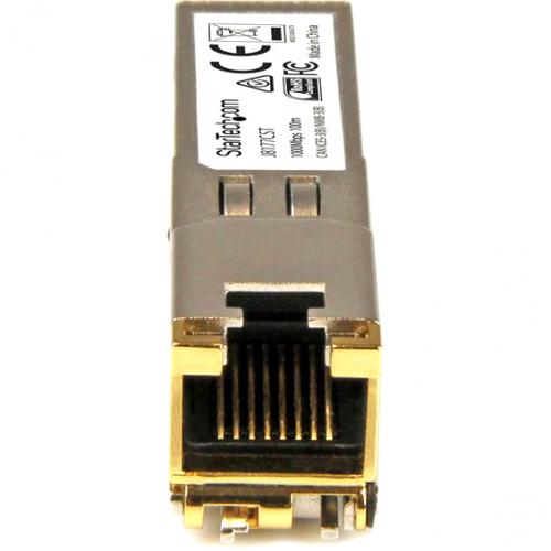 StarTech.com HPE J8177C Compatible SFP Module   1000BASE T   1GE Gigabit Ethernet SFP SFP To RJ45 Cat6/Cat5e   100m Alternate-Image1/500
