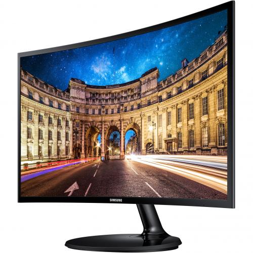 Samsung C27F390 27" Curved Screen LED LCD Business Monitor   1920 X 1080 FHD Display   Vertical Alignment (VA) Panel   1800R Ultra Curved Screen   VGA & HDMI Ports For Connectivity   AMD FreeSync Technology Alternate-Image1/500