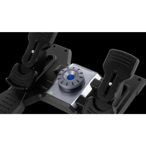 Saitek Flight Rudder Pedals Professional Simulation Rudder Pedals With Toe Brake Alternate-Image1/500