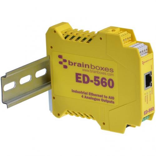 Brainboxes   Ethernet To 4 Analogue Outputs + RS485 Gateway Alternate-Image1/500