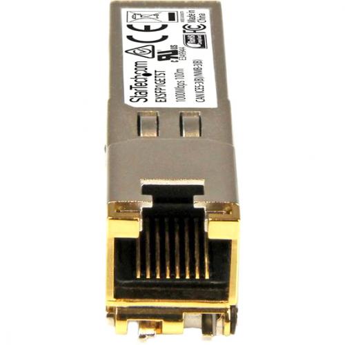 StarTech.com Juniper EX SFP 1GE T Compatible SFP Module   1000BASE T   1GE Gigabit Ethernet SFP To RJ45 Cat6/Cat5e Transceiver   100m Alternate-Image1/500