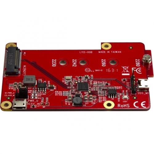 StarTech.com Raspberry Pi Board &acirc;&euro;" USB 2.0 480Mbps &acirc;&euro;" USB To M.2 SATA Converter &acirc;&euro;" USB To SATA Raspberry Pi SSD Alternate-Image1/500