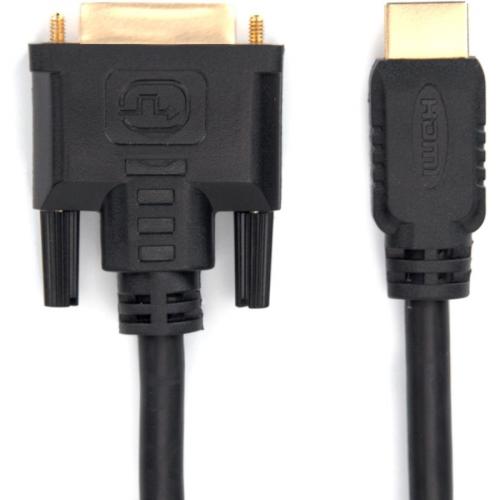 Rocstor Premium HDMI To DVI D Cable   M/M   10 Ft   1 X DVI D Male   1 X Male HDMI   Gold Plated Contacts   Black Alternate-Image1/500