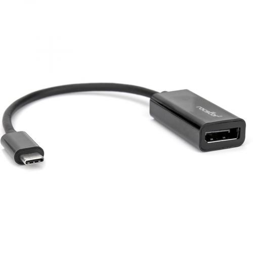 Rocstor Y10C131 B1 Premium USB C To DisplayPort Adapter M/F   For Computers, MacBook, MacBook Pro, Chromebook Or Devices With USB C ? 6?   USB Type C, Black Alternate-Image1/500