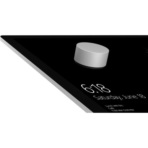 Microsoft Surface Dial 3D Input Device Magnesium   Wireless   Bluetooth Connectivity   Haptic Feedback   Works W/ Studio Book & Surface Pro   Works Directly On Screen W/ Surface Studio Alternate-Image1/500
