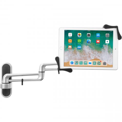 CTA Digital Articulating Tablet Wall Mount For Tablets, Including IPad 10.2 Inch (7th/ 8th/ 9th Generation) Alternate-Image1/500
