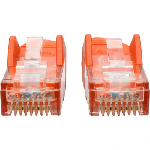 Eaton Tripp Lite Series Cat6 Gigabit Snagless Molded (UTP) Ethernet Cable (RJ45 M/M), PoE, Orange, 6 Ft. (1.83 M) Alternate-Image1/500