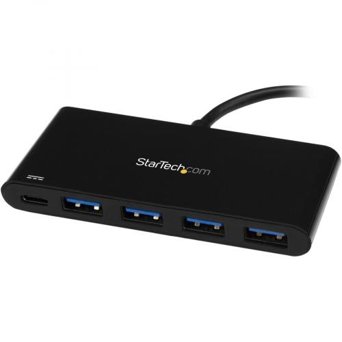 StarTech.com 4 Port USB C Hub With 4x USB Type A (USB 3.0 SuperSpeed 5Gbps)   60W Power Delivery Passthrough   Portable C To A Adapter Hub Alternate-Image1/500