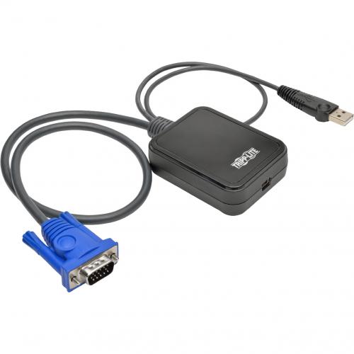 Tripp Lite By Eaton KVM Console To USB 2.0 Portable Laptop Crash Cart Adapter With File Transfer And Video Capture, 1920 X 1200 @ 60 Hz Alternate-Image1/500