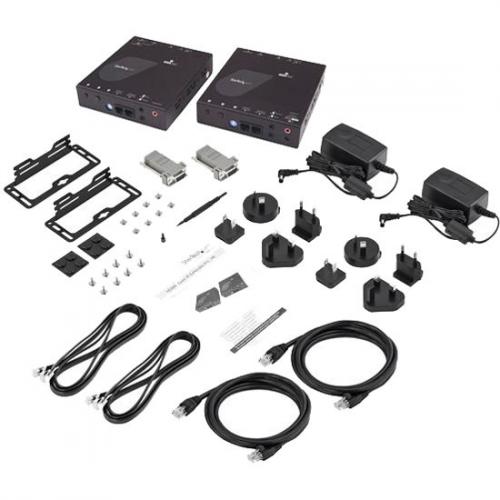 StarTech.com HDMI Over IP Extender Kit   Video Over IP Extender With Support For Video Wall   4K Alternate-Image1/500