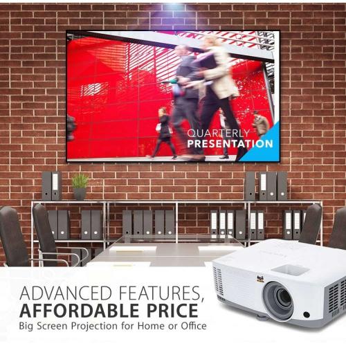 ViewSonic PA503S 3800 Lumens SVGA High Brightness Projector For Home And Office With HDMI Vertical Keystone Alternate-Image1/500
