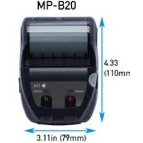 Seiko MP B20 2" Mobile Printer   USB   Bluetooth Alternate-Image1/500